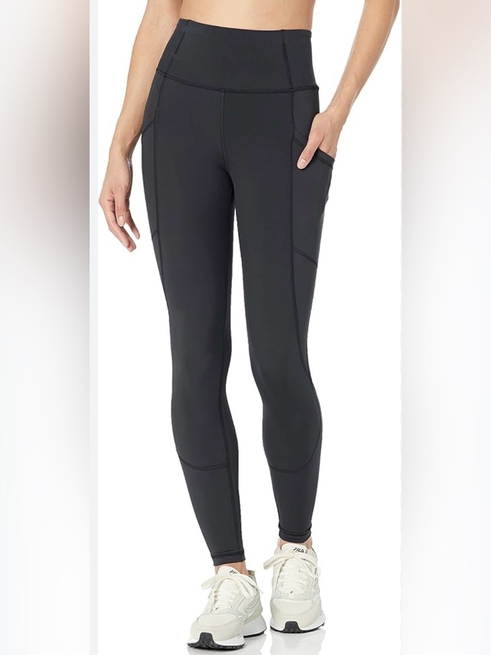 lululemon athletica Women Black High-Rise Pocket Leggings with Pockets Size 8